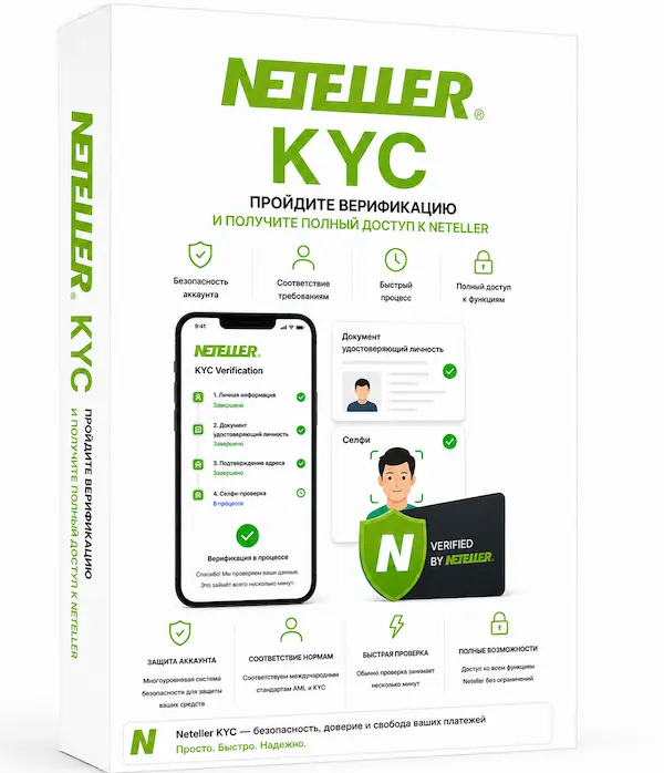 Neteller.com верифицированный аккаунт купить