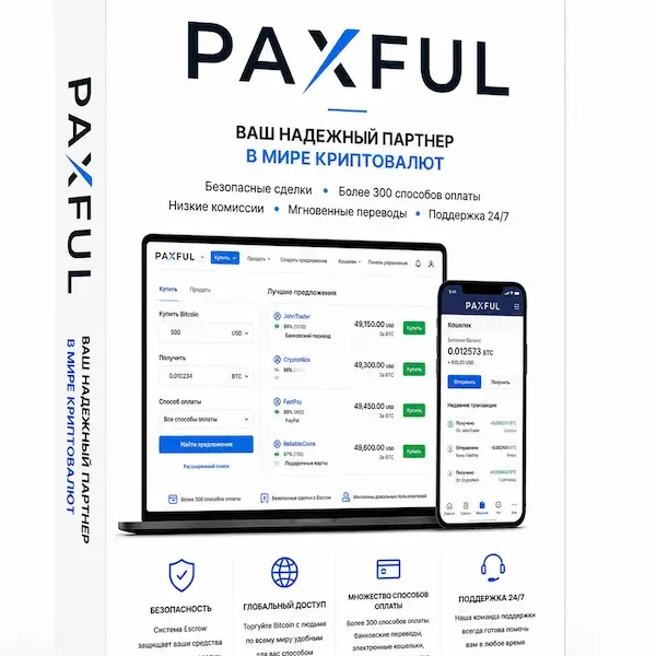 Верифицированный аккаунт paxful купить