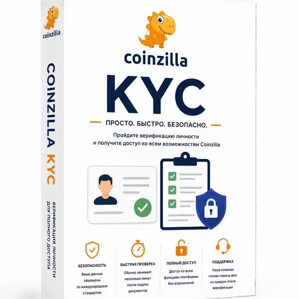Аккаунты Coinzilla с верификацией - Пополнение баланса криптовалютой.