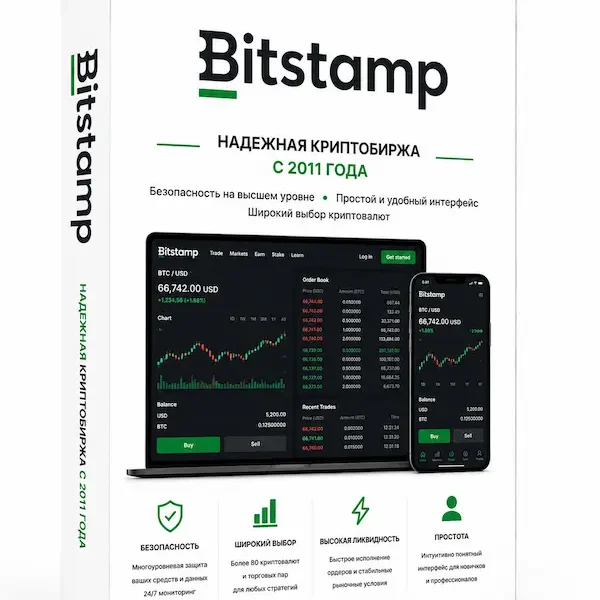 Верификация биржи Bitstamp.net купить