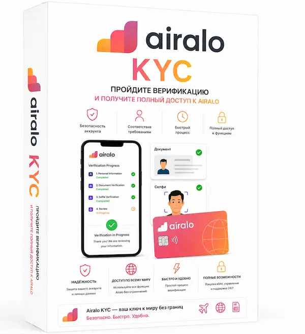 Верификация eSIM Airalo.com