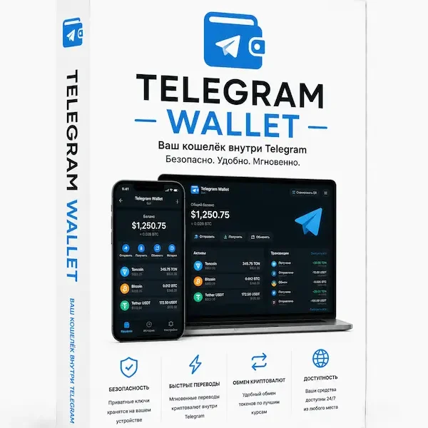 Верифицированный Telegram Wallet купить