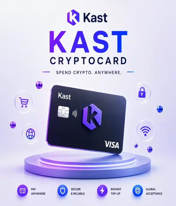 Kast virtual crypto card Виртуальная крипто карта Kast