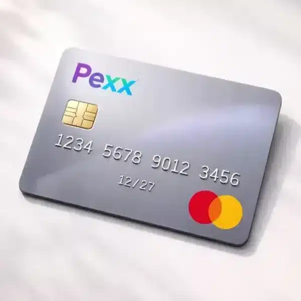 Виртуальная крипто карта Pexx для онлайн-платежей и подписок